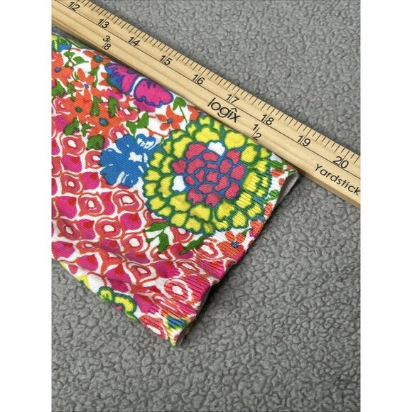 Talbots Cardigan Sweater 2X Floral Lightweight Geometric Floral Office Church - Picture 10 of 12